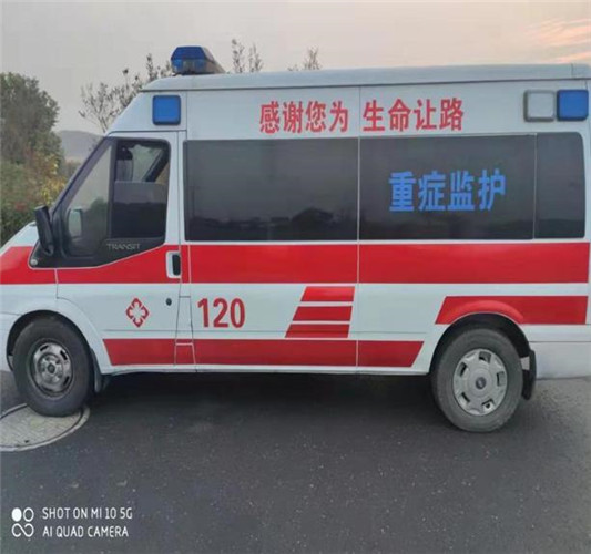 理县救护车出租服务案例3